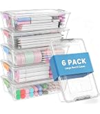 Amazon.com : Sooez 6 Pack Pencil Boxes, New Extra Large Pencil